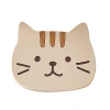 "2024PVC Light luxury cat-shaped cute coasters, anti-slip coasters, bowl MATS, teacup MATS, heat-insulating coasters. Item Picture